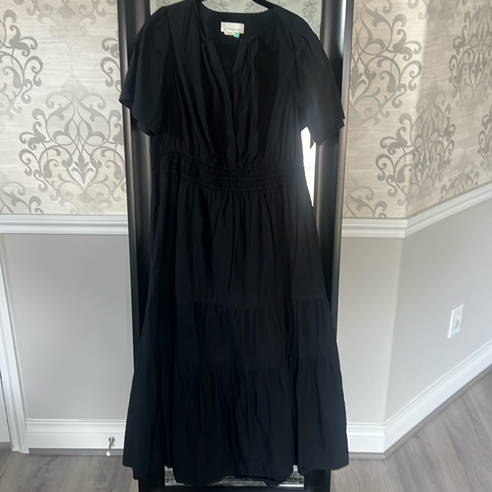 Anthropologie black dress
